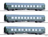 Tillig 01778 - TT - 3-tlg. Set Salonwagenzug der DDR-Regierung, DR, Ep. IV - Set 2